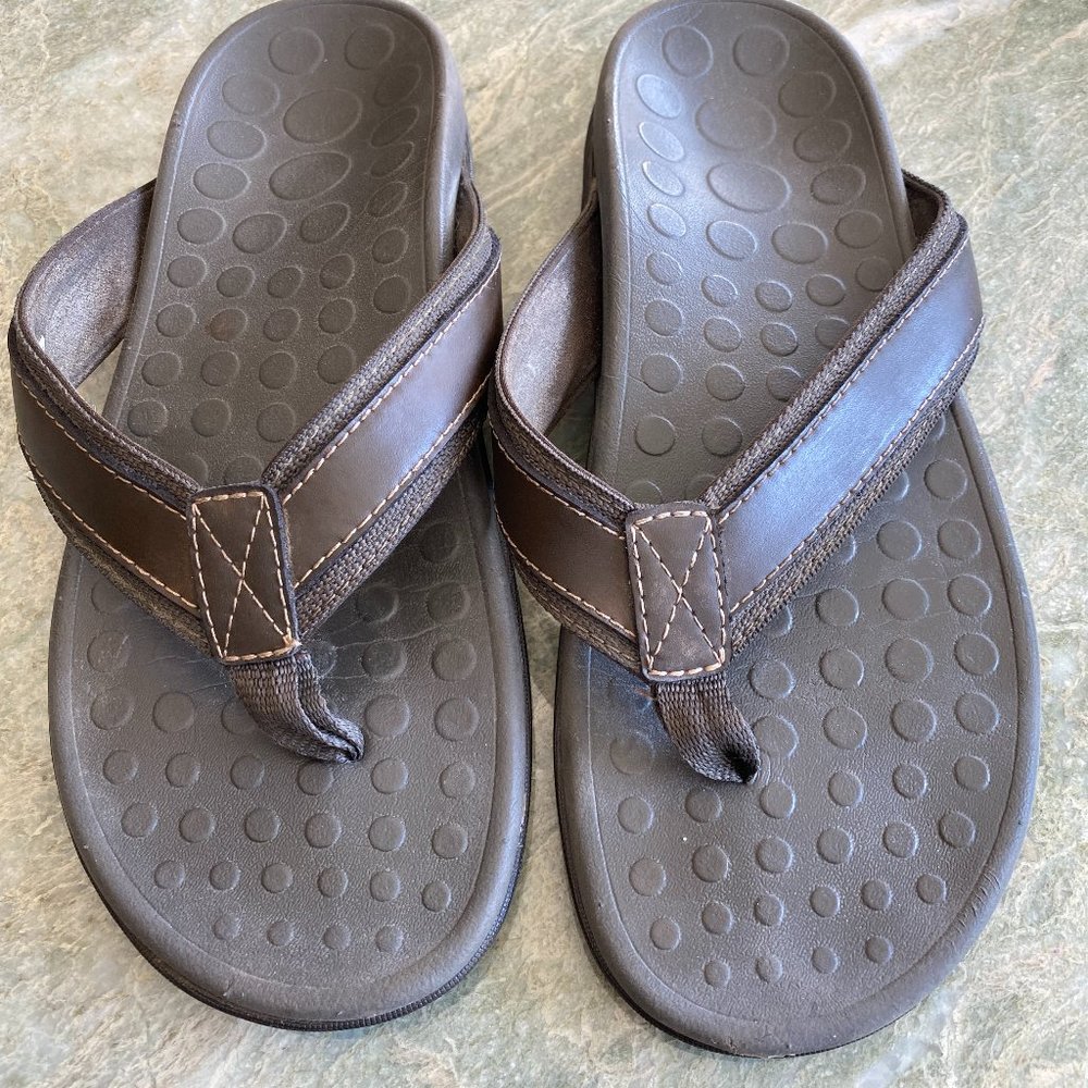 Vionic Brand MEN'S TIDE TOE POST SANDAL - USA 9 / UK 8